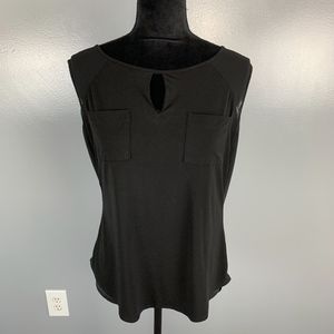Worthington Tops - Worthington, Black short sleeve blouse, sz L Worthington Tops - Worthington, Black short sleeve blouse, sz L